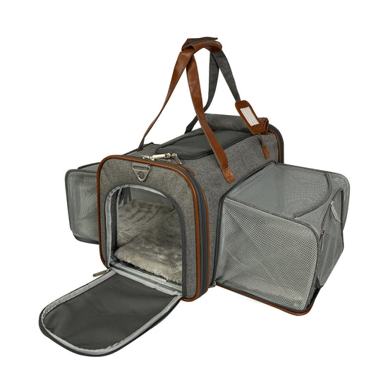 Mr. Peanut's Gold Series Standard Size Airline Compliant Double Expandable Pet Carrier Mr. Peanut's Pet Carriers