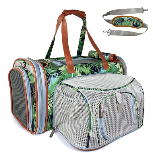 Mr. Peanut's Gold Series Standard Size Airline Compliant Expandable Pet Carrier - Prints Edition Mr. Peanut's Pet Carriers