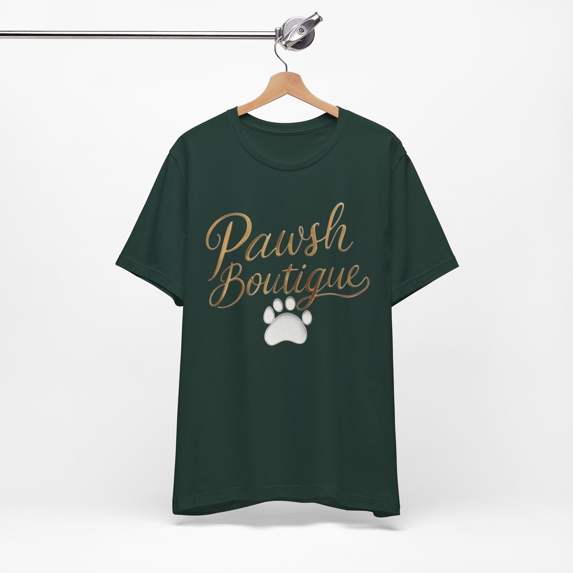 Pawsh Boutique-Themed Unisex Tee, Dog Lover Shirt Printify