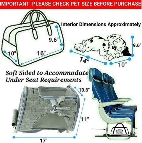 Mr. Peanut's Vancouver Series Backpack Pet Carrier for Smaller Cats and Dogs Mr. Peanut's Pet Carriers
