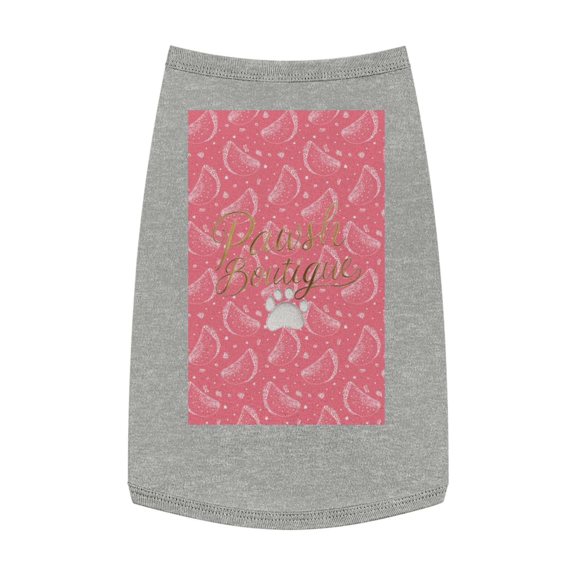 Pawsh Tank Top for Dogs, Cute Summer Apparel Printify