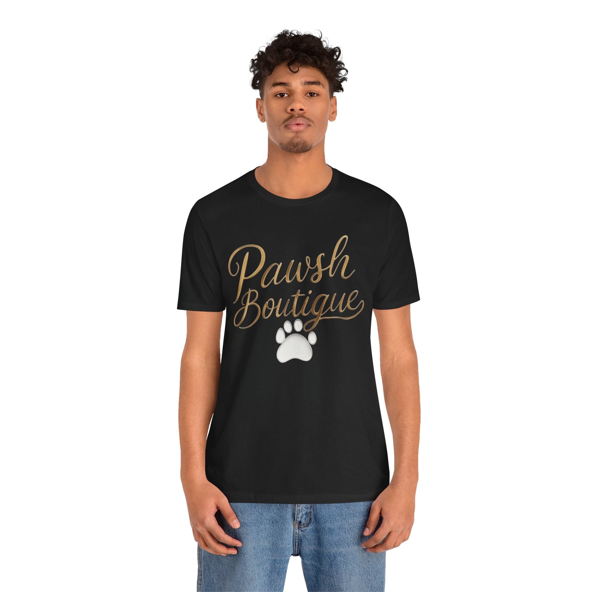 Pawsh Boutique-Themed Unisex Tee, Dog Lover Shirt Printify