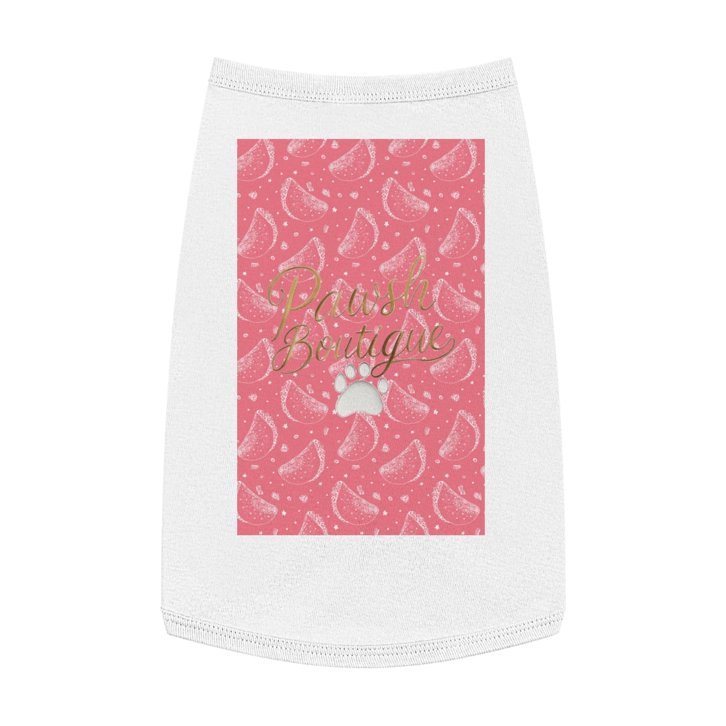 Pawsh Tank Top for Dogs, Cute Summer Apparel Printify