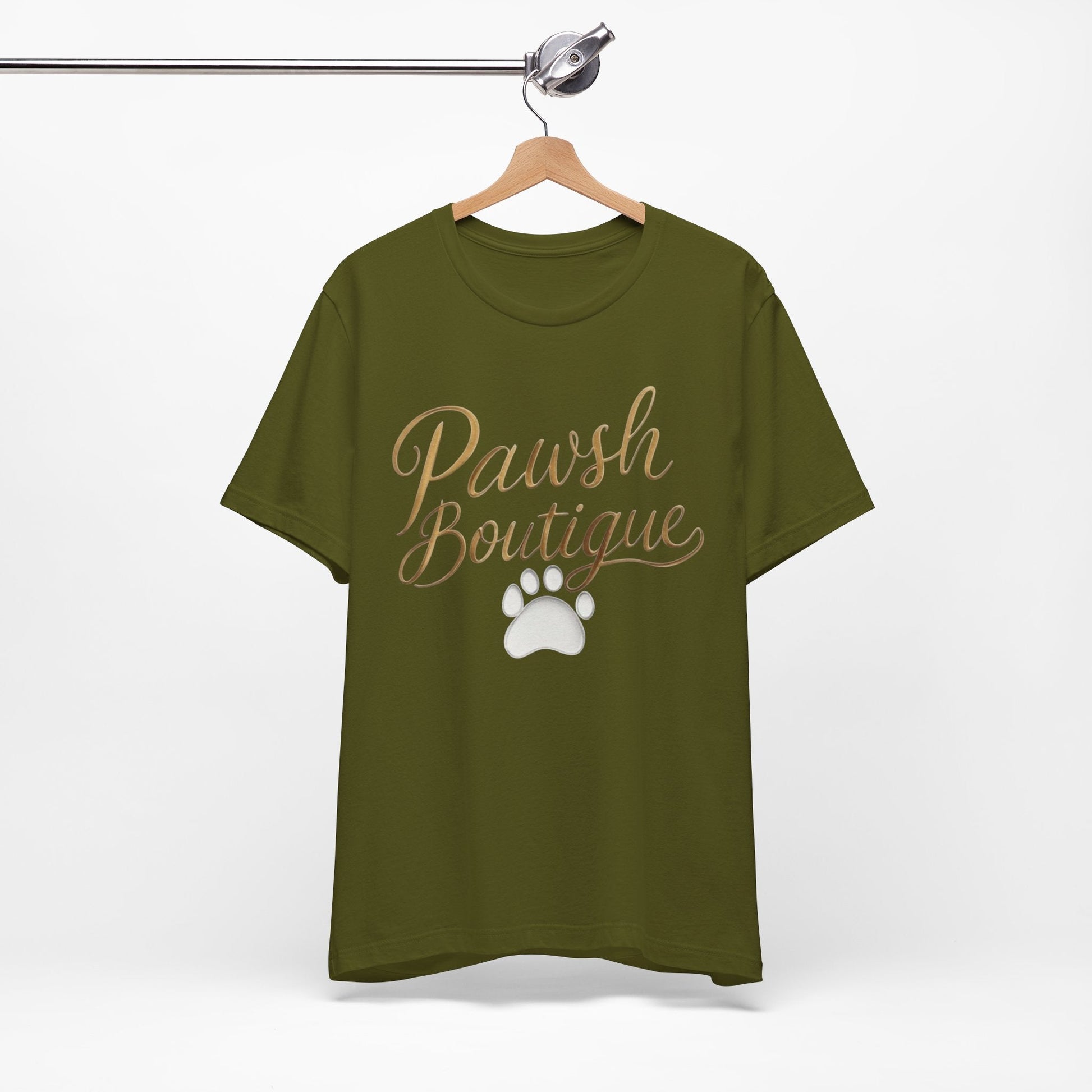 Pawsh Boutique-Themed Unisex Tee, Dog Lover Shirt Printify