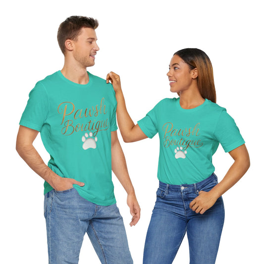 Pawsh Boutique-Themed Unisex Tee, Dog Lover Shirt Printify
