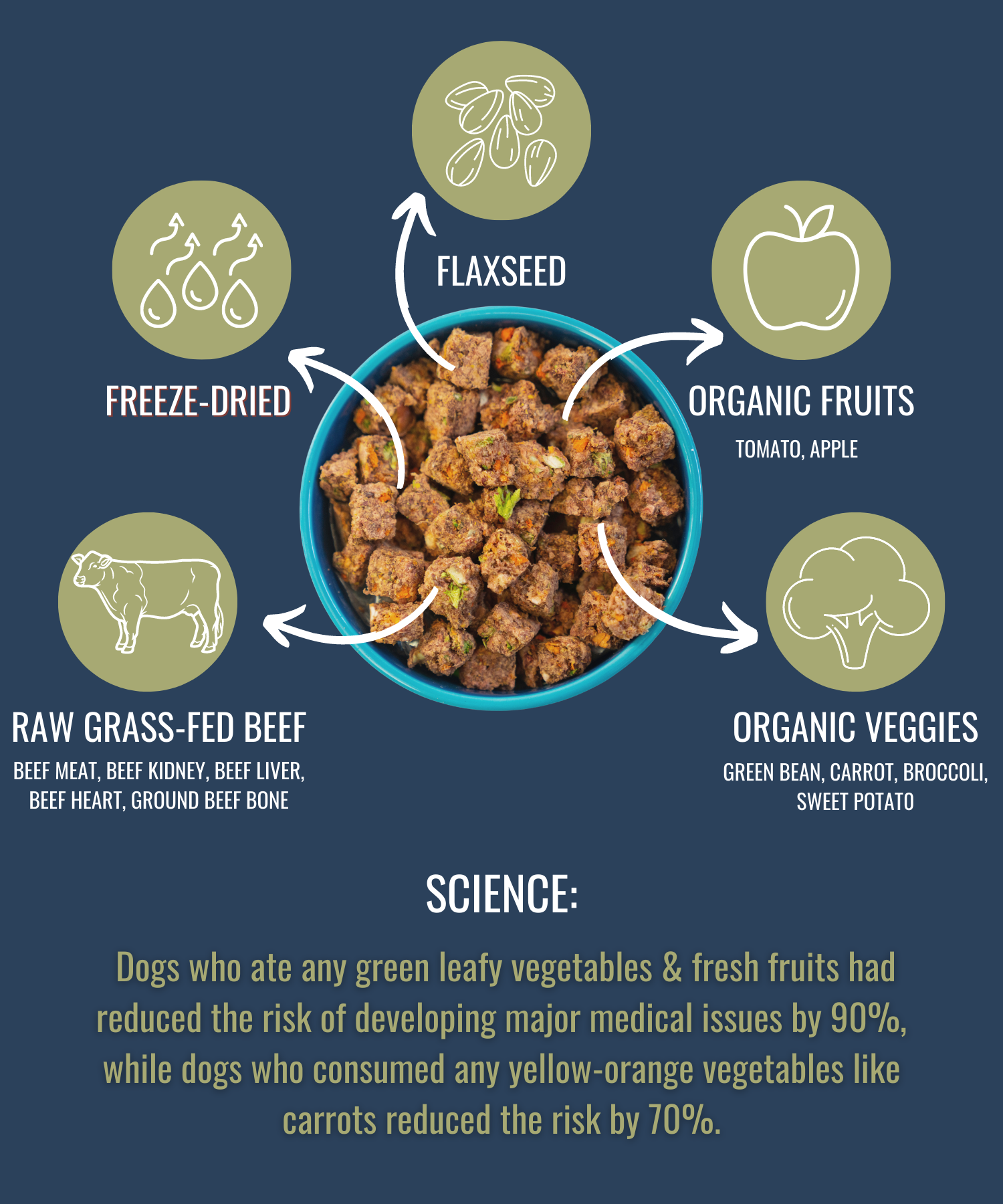 PREMIUM RAW FREEZE DRIED DOG FOOD Alpha Pak
