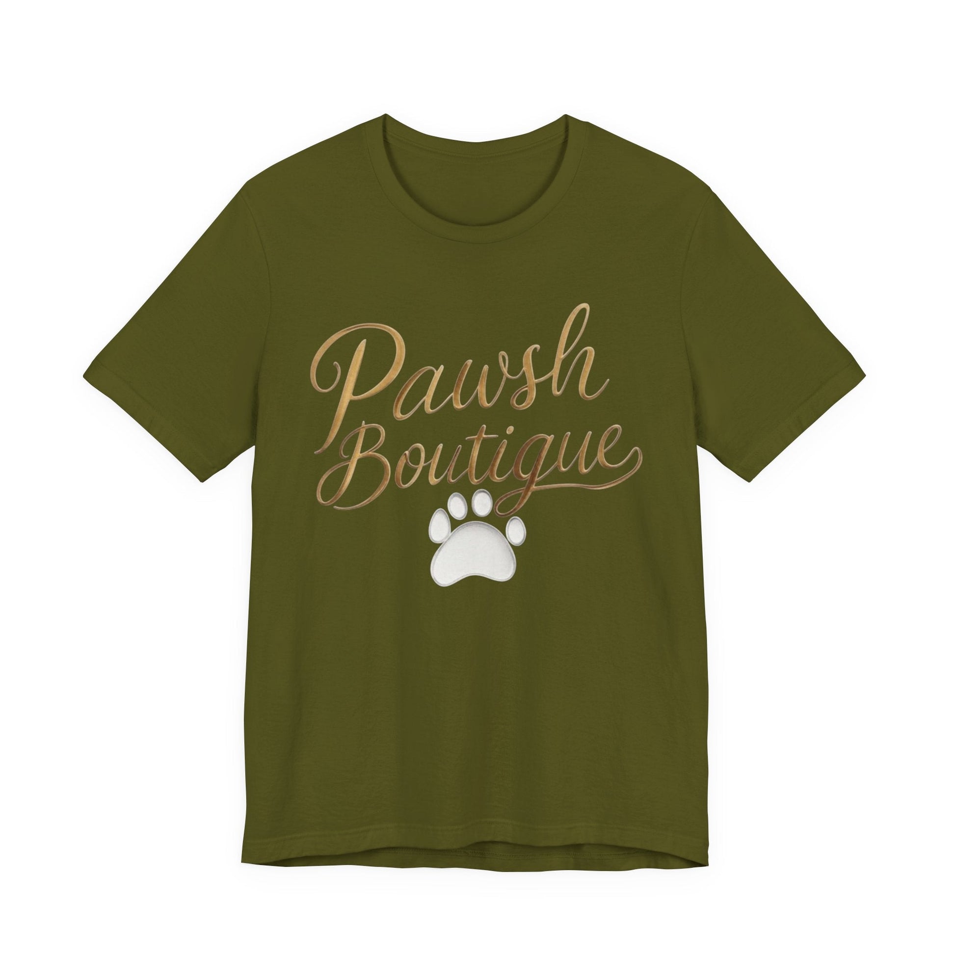 Pawsh Boutique-Themed Unisex Tee, Dog Lover Shirt Printify