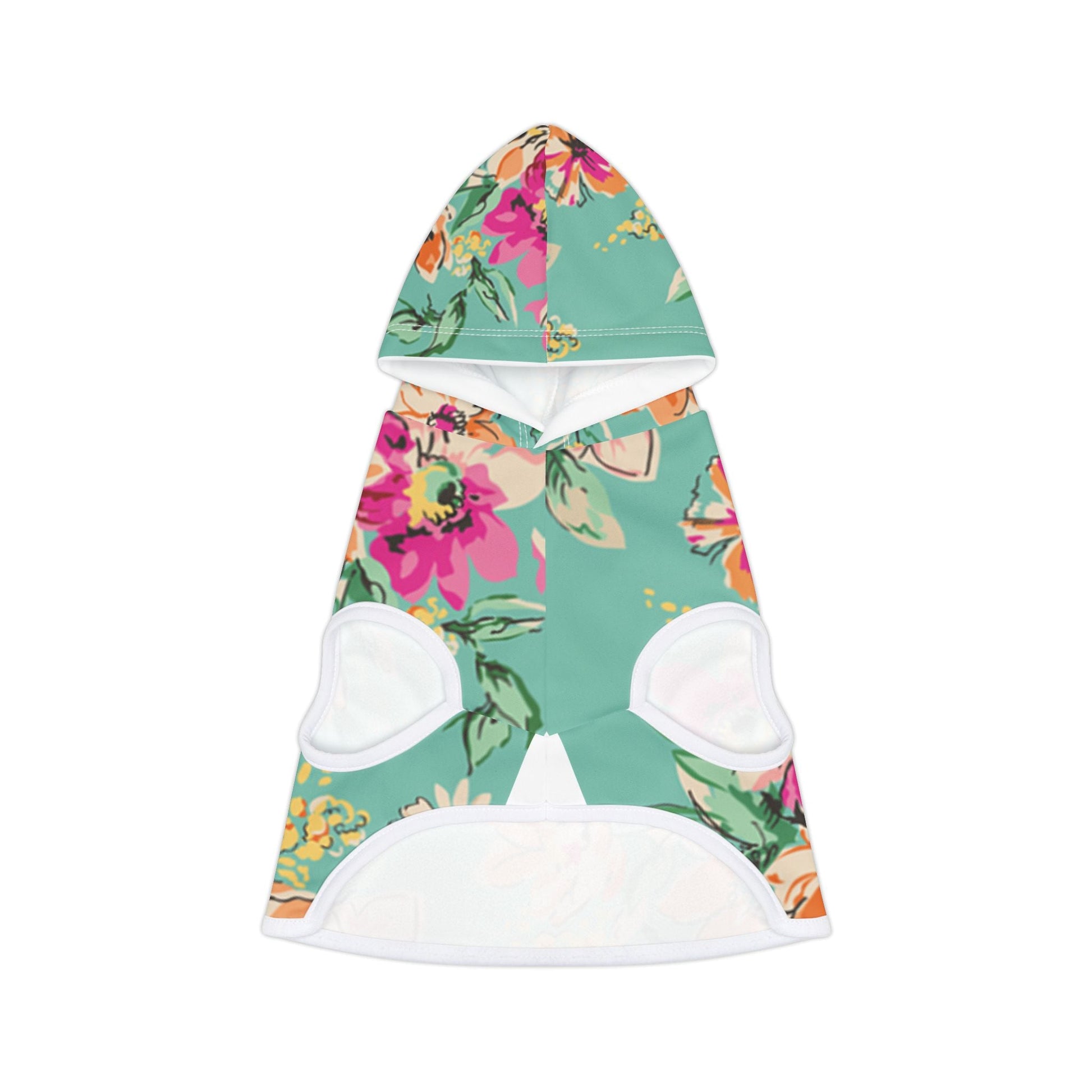 Floral Pet Hoodie Printify