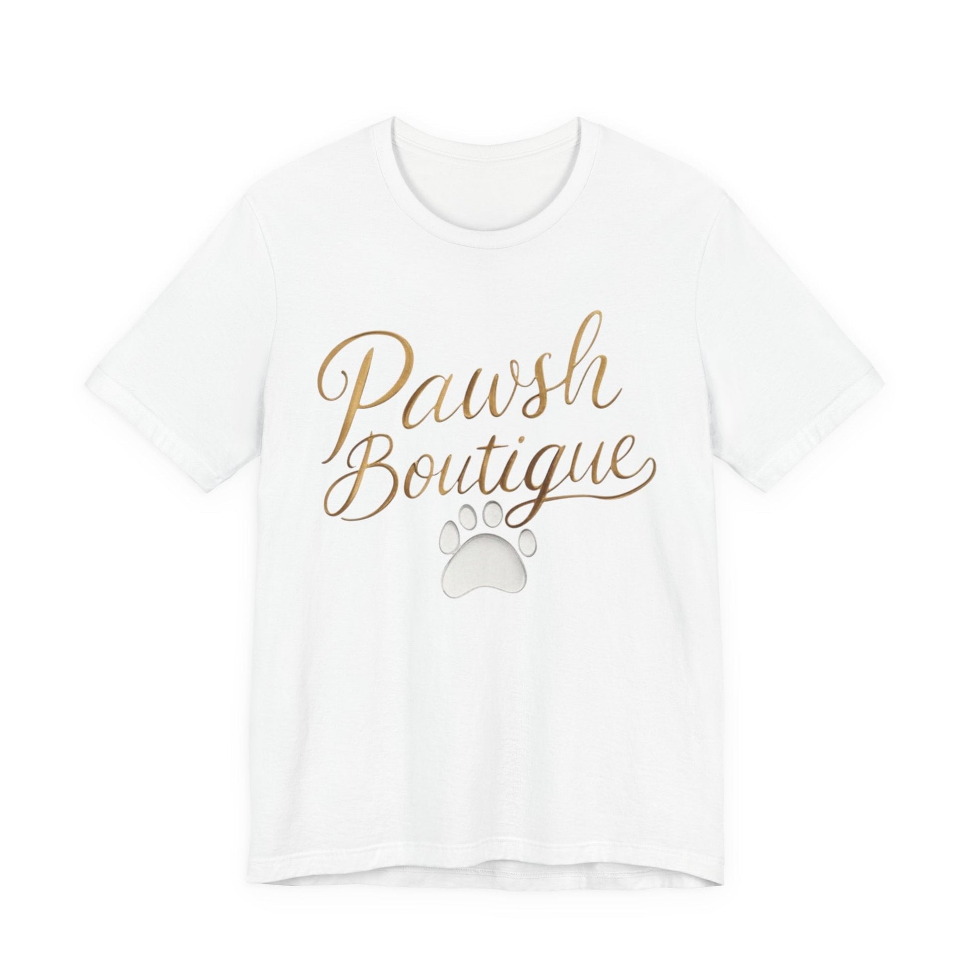 Pawsh Boutique-Themed Unisex Tee, Dog Lover Shirt Printify