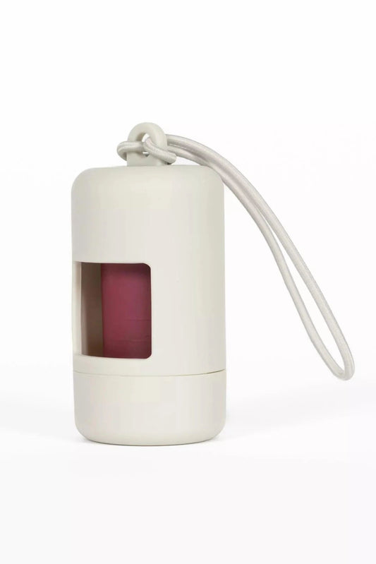 Cloud White Waste Bag Dispenser Aria the Fox