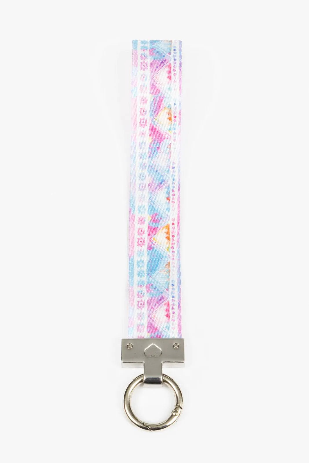 Pink and Blue Wristlet Keychain Aria the Fox