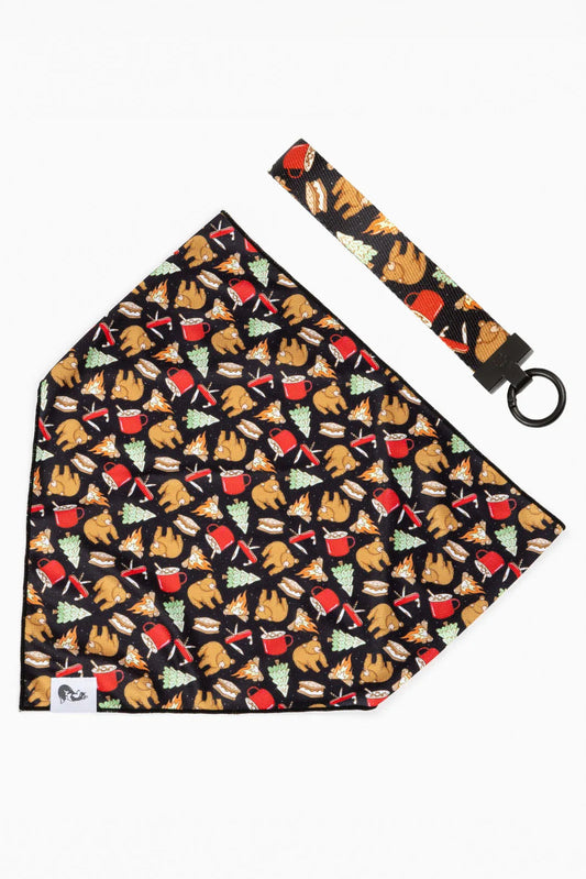 Woodland Tales Dog Bandana & Matching Keychain Aria the Fox