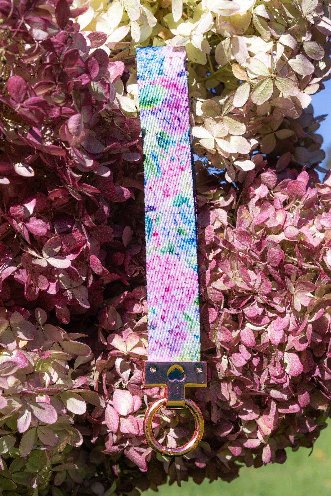 Hydrangea Haven Dog Bandana & Matching Keychain Aria the Fox
