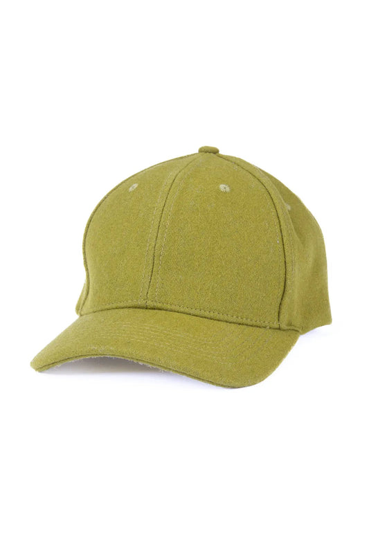 Mossy Pine Wool Baseball Cap Aria the Fox