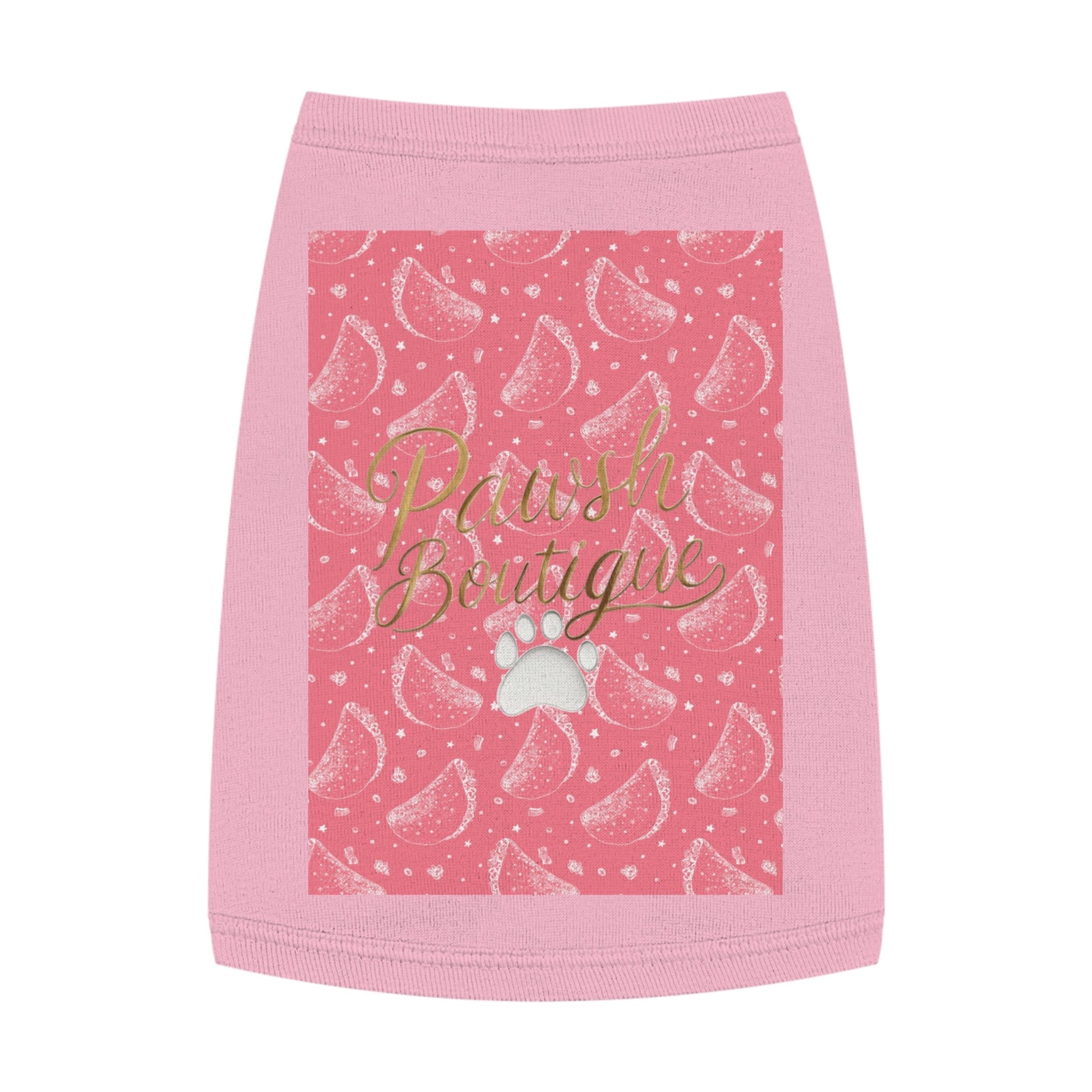 Pawsh Tank Top for Dogs, Cute Summer Apparel Printify
