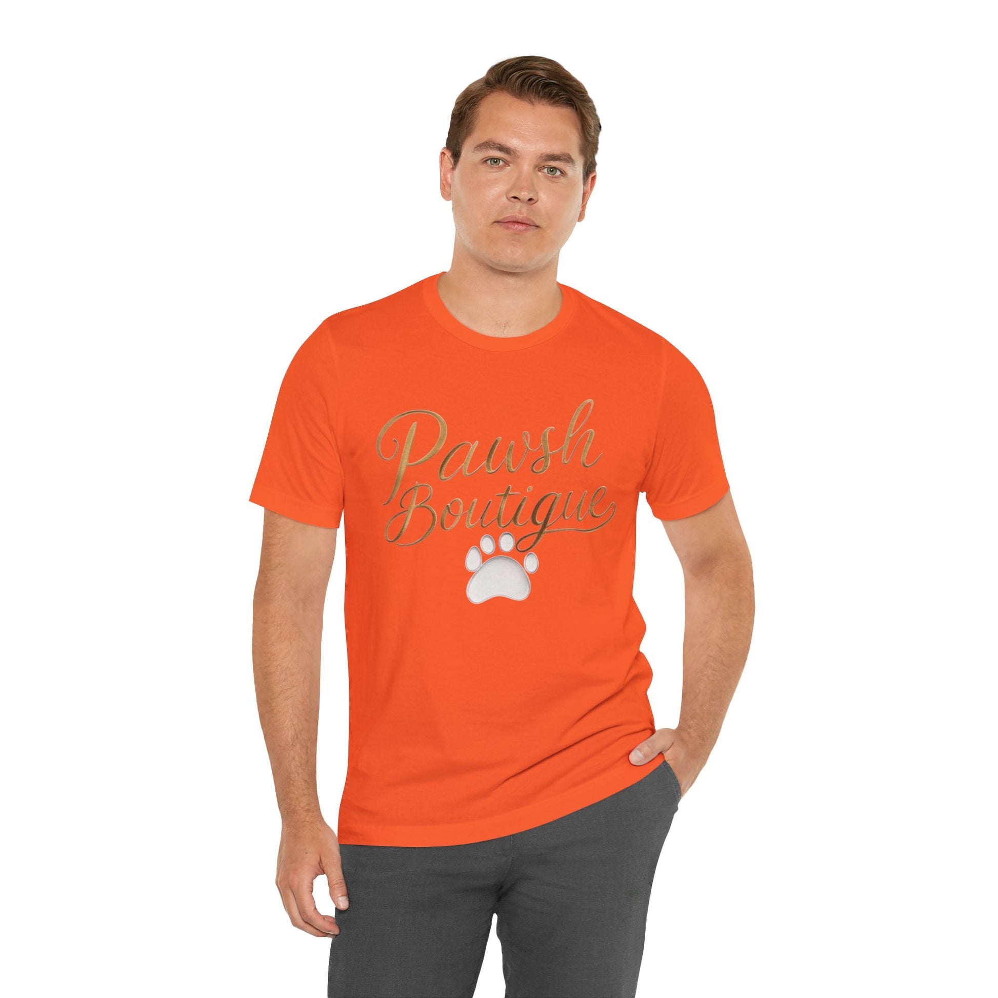 Pawsh Boutique-Themed Unisex Tee, Dog Lover Shirt Printify