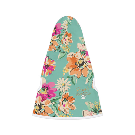 Floral Pet Hoodie Printify