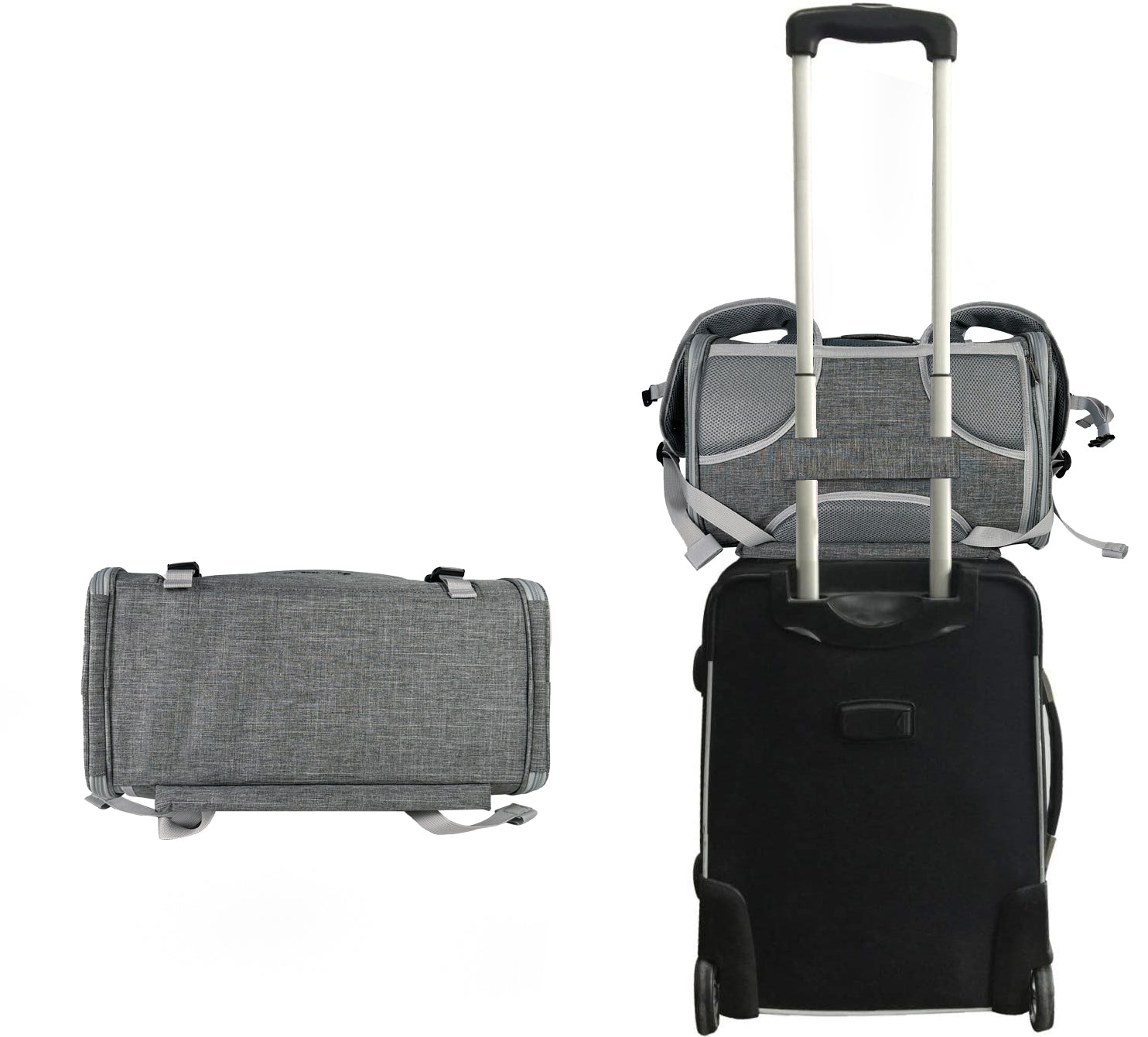 Mr. Peanut's Monterey Series Airline Compliant Horizontal Backpack Pet Carrier Mr. Peanut's Pet Carriers