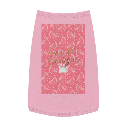 Pawsh Tank Top for Dogs, Cute Summer Apparel Printify