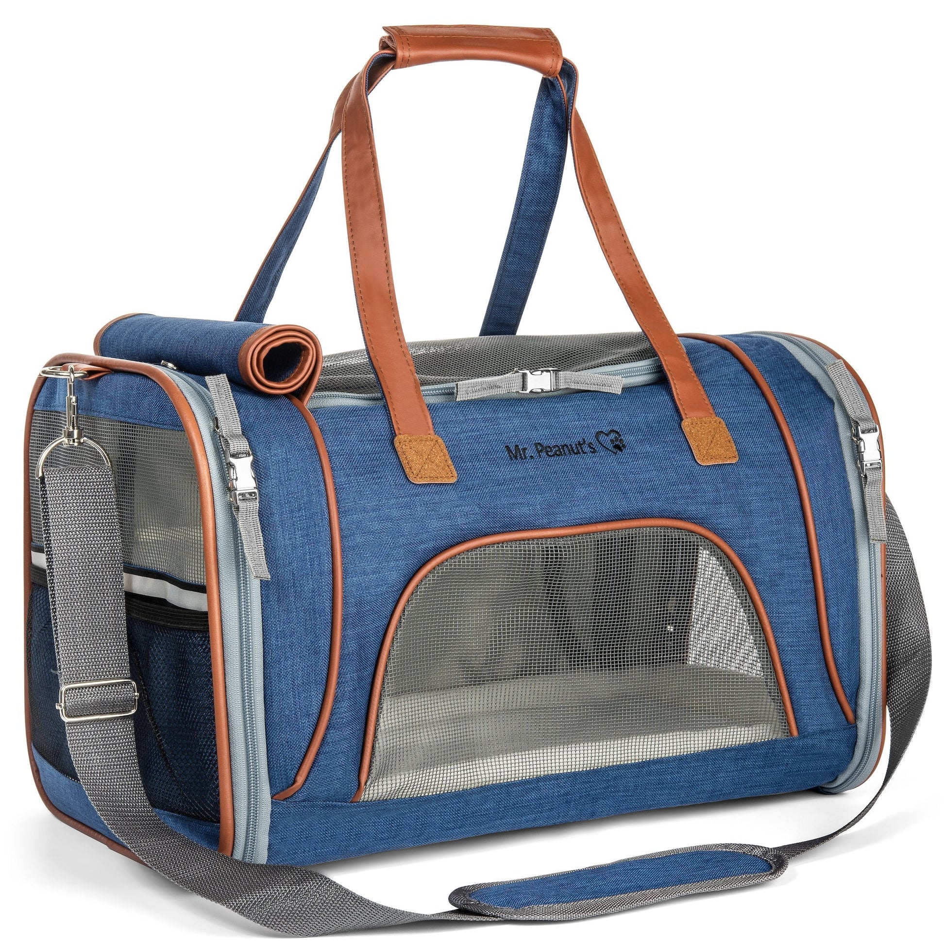 Mr. Peanut's Gold Series Big Apple XL Size Airline Compliant Expandable Pet Carrier Mr. Peanut's Pet Carriers