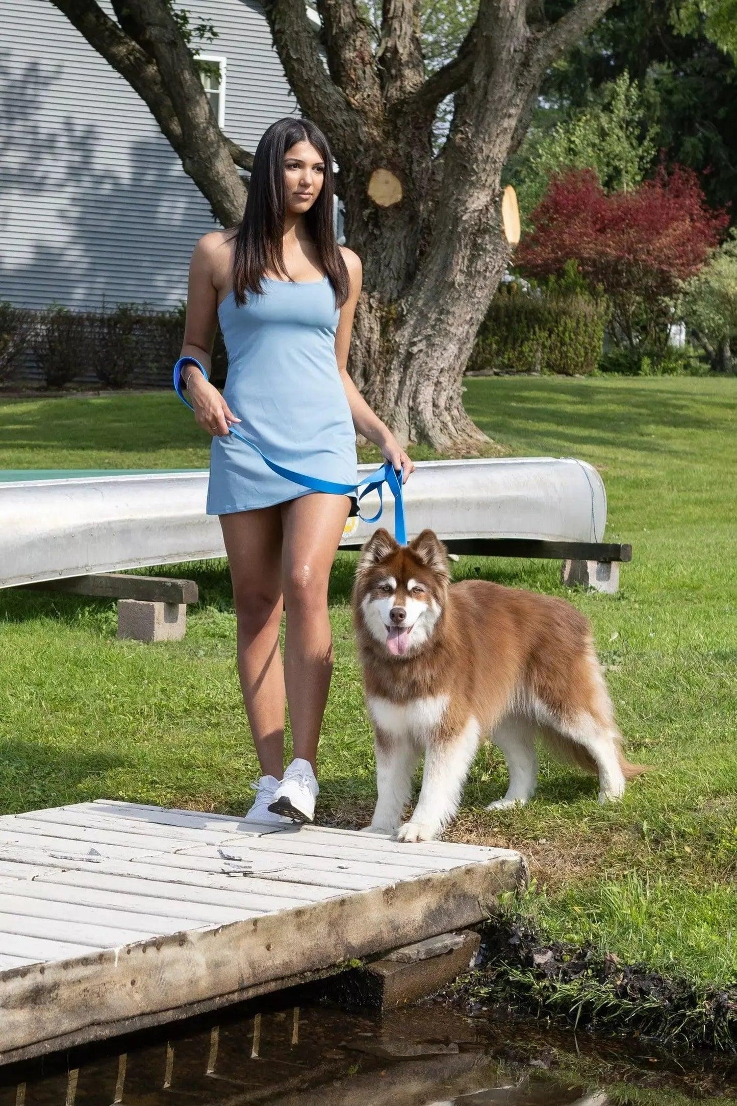 Dockside Adventures Waterproof Dog Leash Aria the Fox