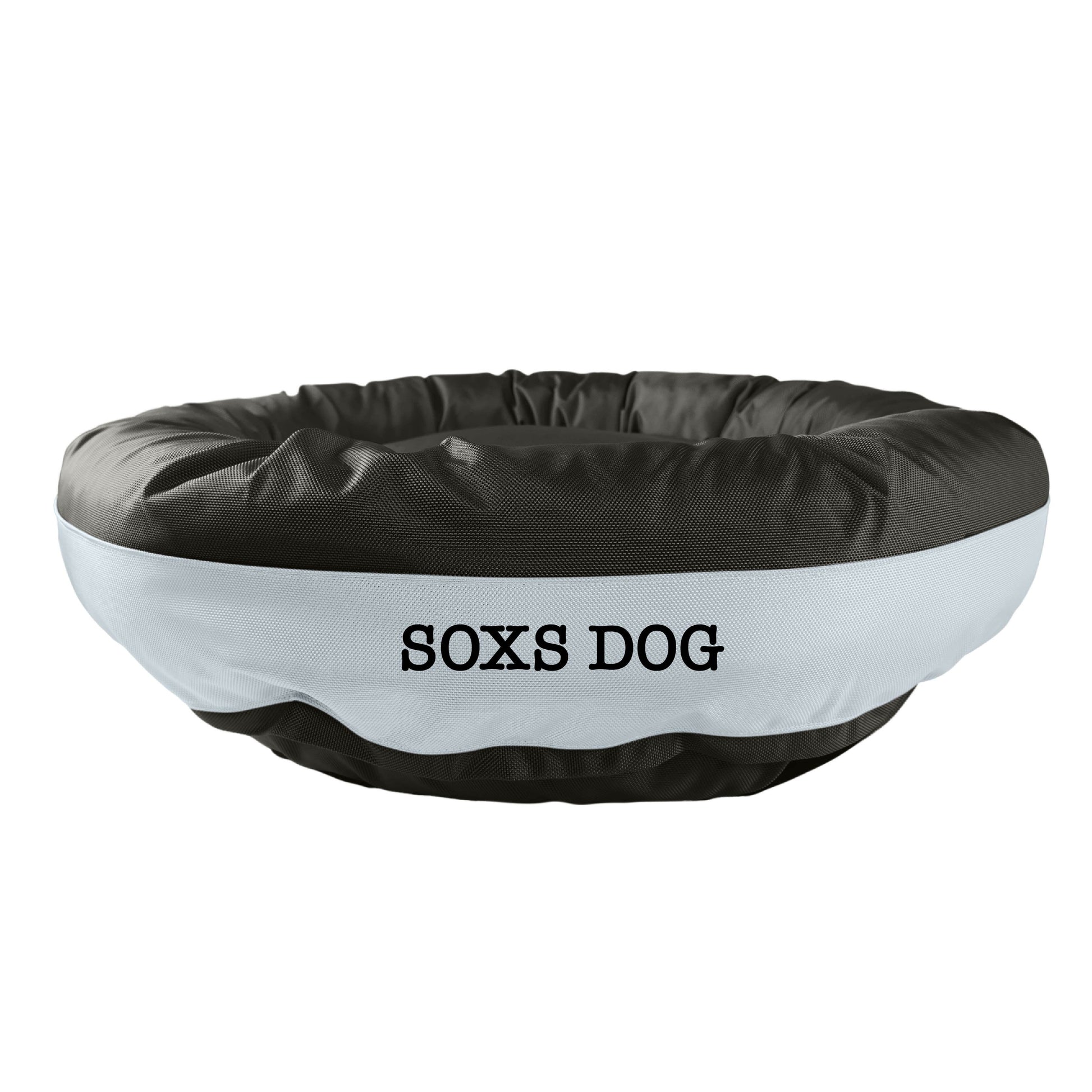 Dog Bed Round Bolster Armor Baseball American Dog
