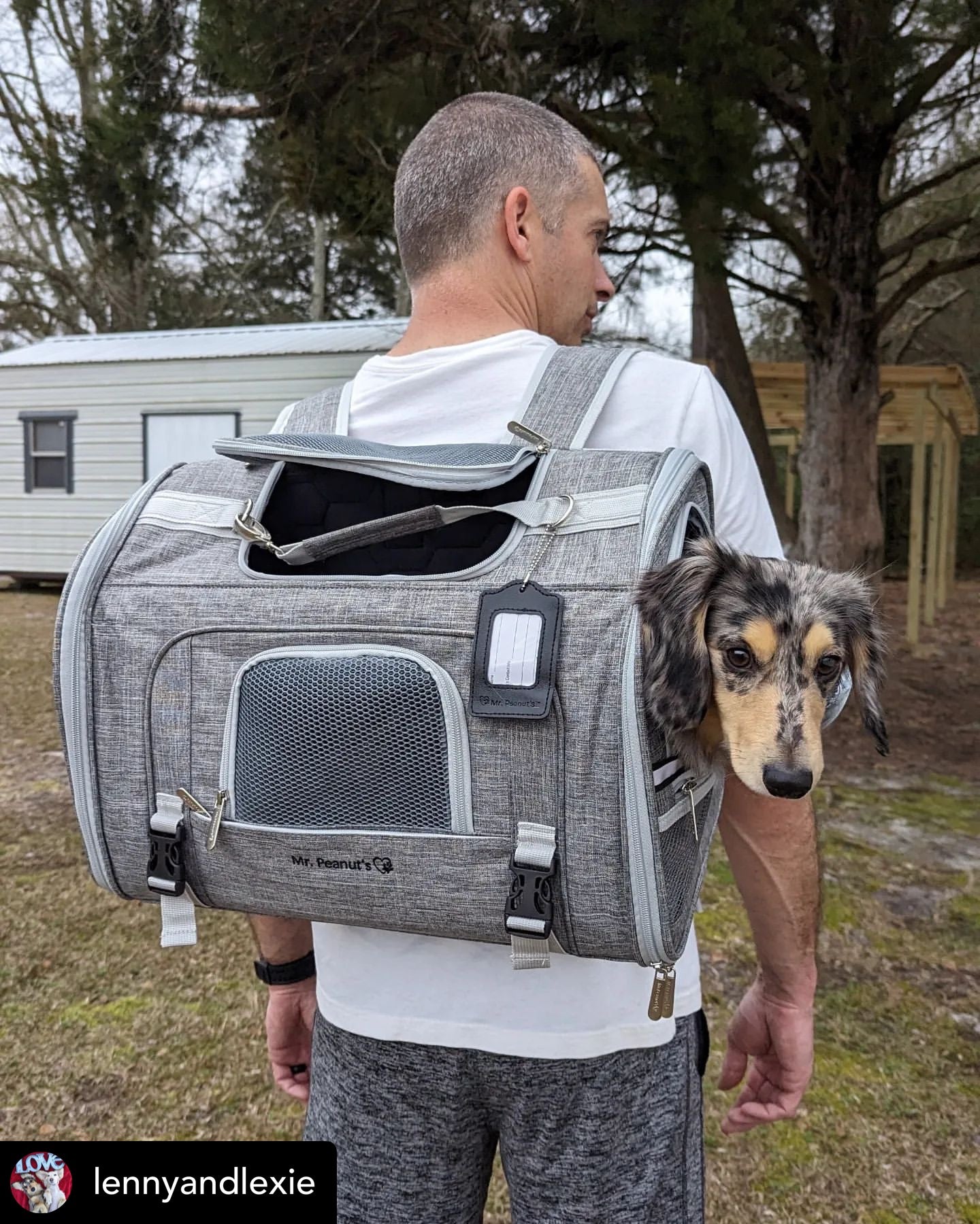 Mr. Peanut's Monterey Series Airline Compliant Horizontal Backpack Pet Carrier Mr. Peanut's Pet Carriers
