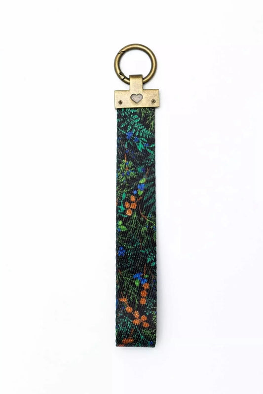 Magical Fern Forest Wristlet Keychain Aria the Fox