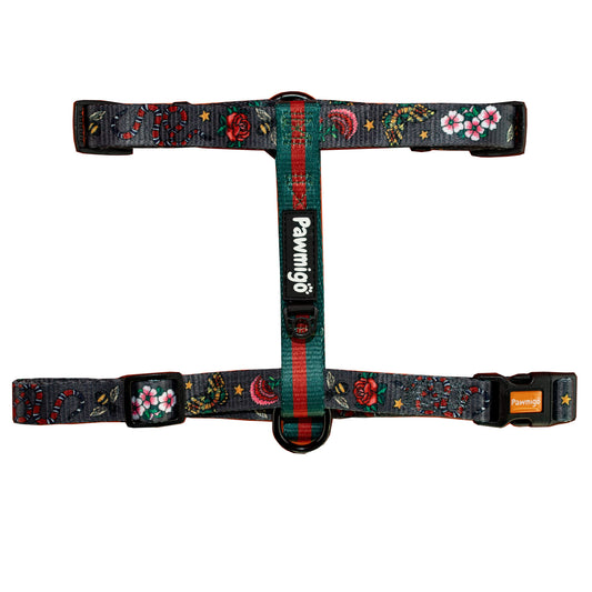 May Flowers Free-Fit Harness Pawmigo