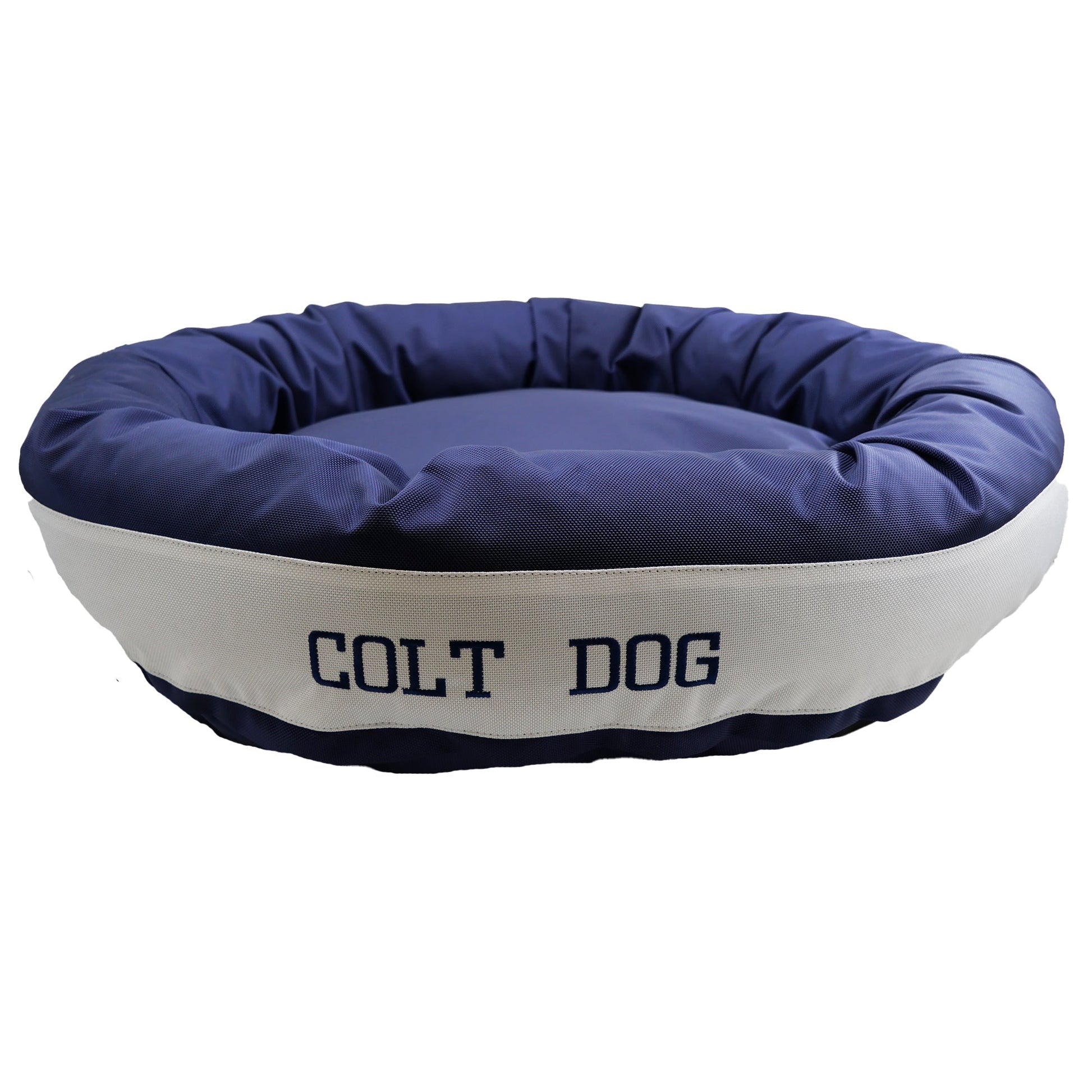 Dog Bed Round Bolster Armor Football American Dog