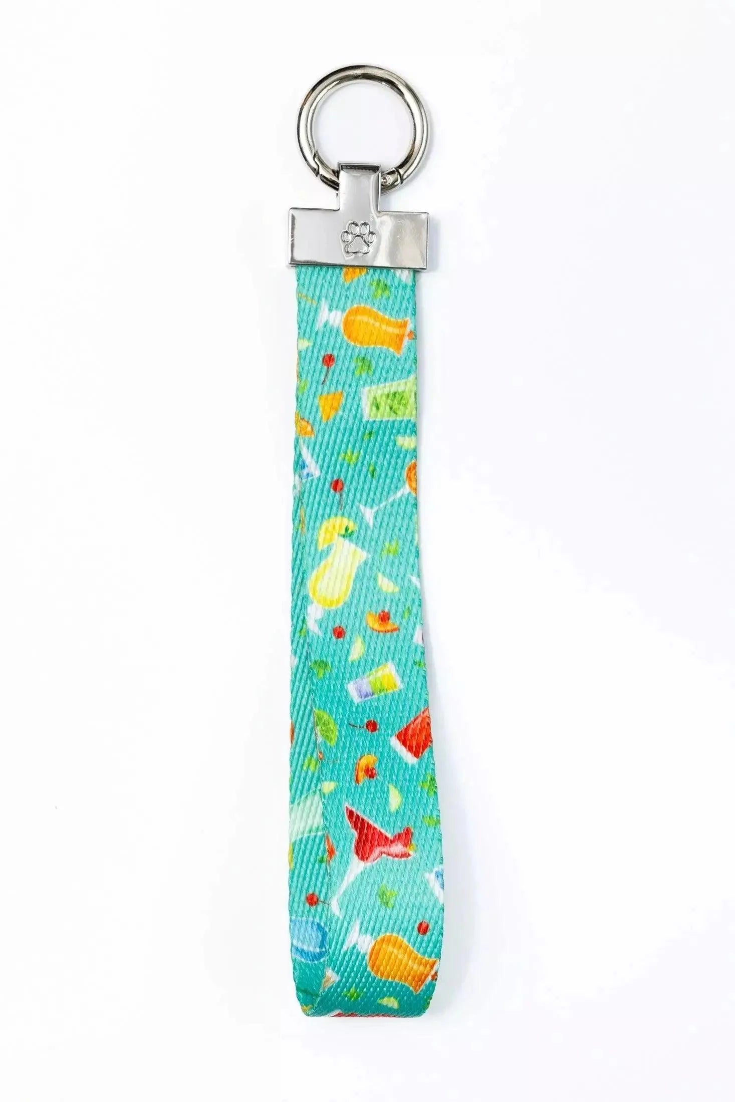 Seaside Sips Wristlet Keychain Aria the Fox