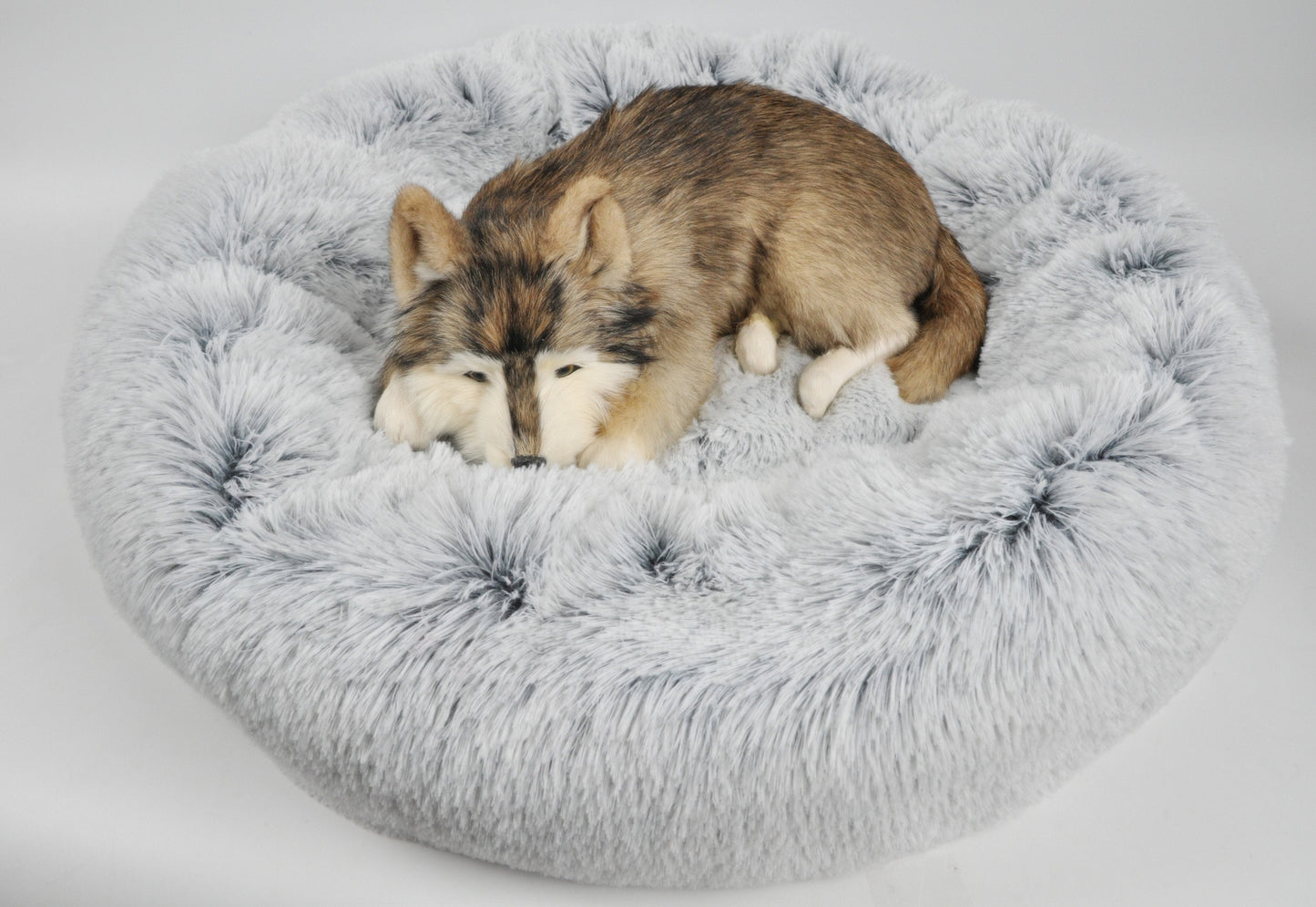 Mr. Peanut's 28" OrthoPlush® Pet Bed - Snowflake White Two Tone Mr. Peanut's Pet Carriers