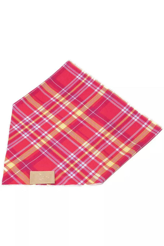 Wine Plaid Dog Bandana Aria the Fox