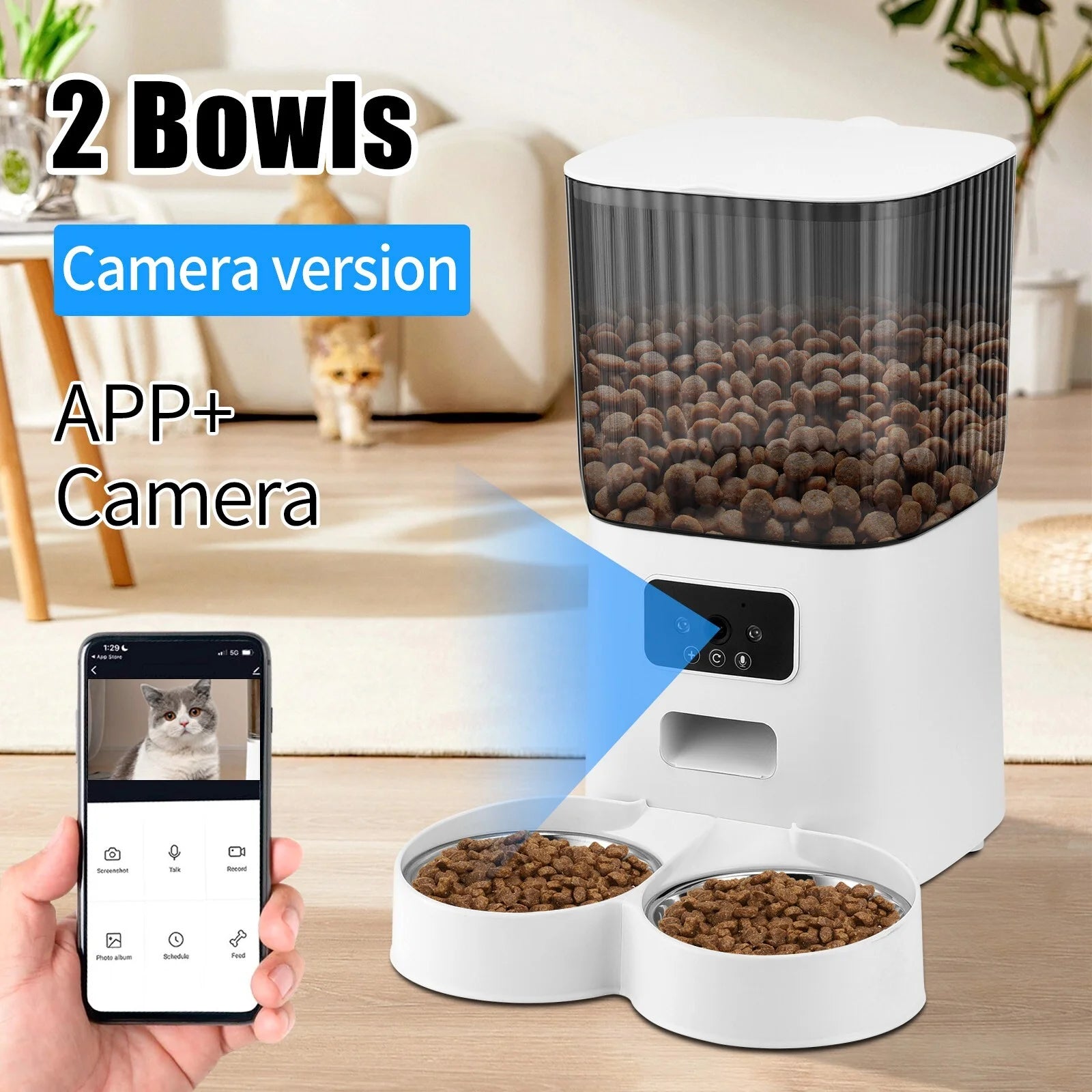 Automatic Pet Feeder with Camera MJ's Pet Closet