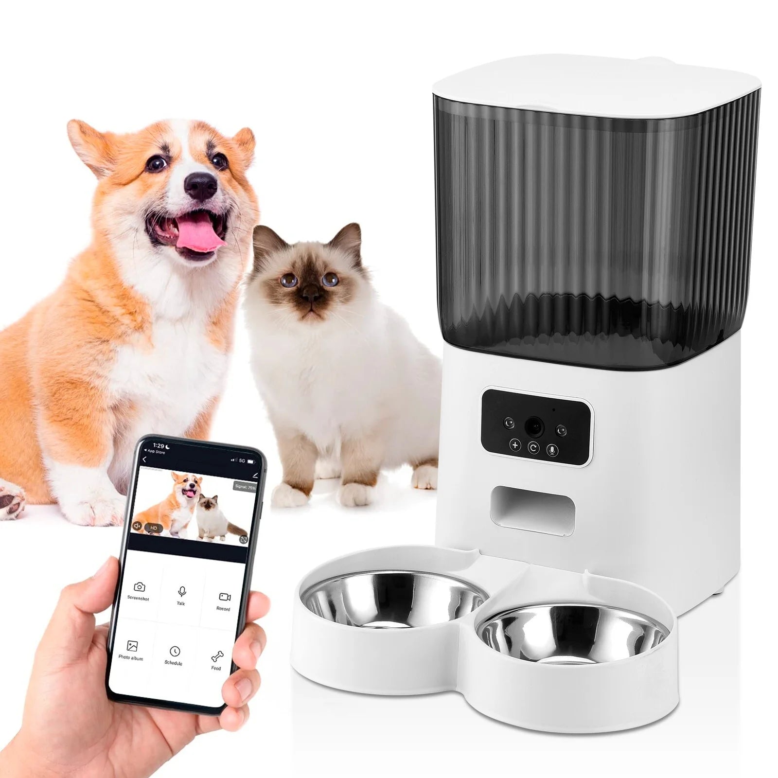 Automatic Pet Feeder with Camera MJ's Pet Closet