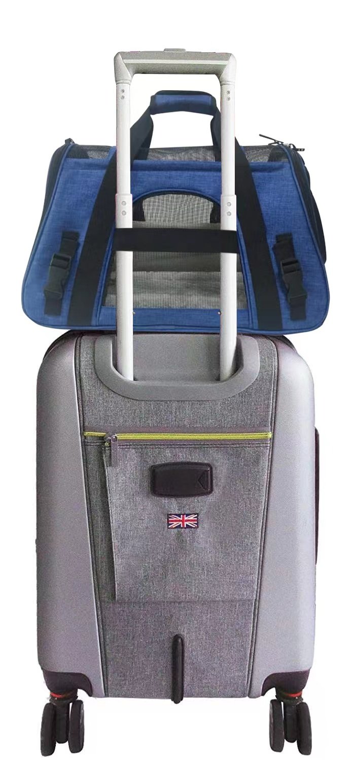 Mr. Peanut's Copper Series Airline Compliant Pet Carrier, Tall Profile Soft Sided Luxury Travel Tote Mr. Peanut's Pet Carriers