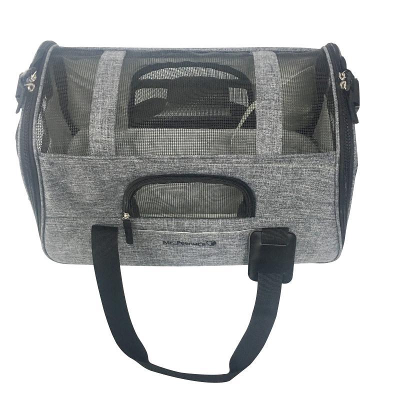 Mr. Peanut's Copper Series Airline Compliant Pet Carrier, Tall Profile Soft Sided Luxury Travel Tote Mr. Peanut's Pet Carriers