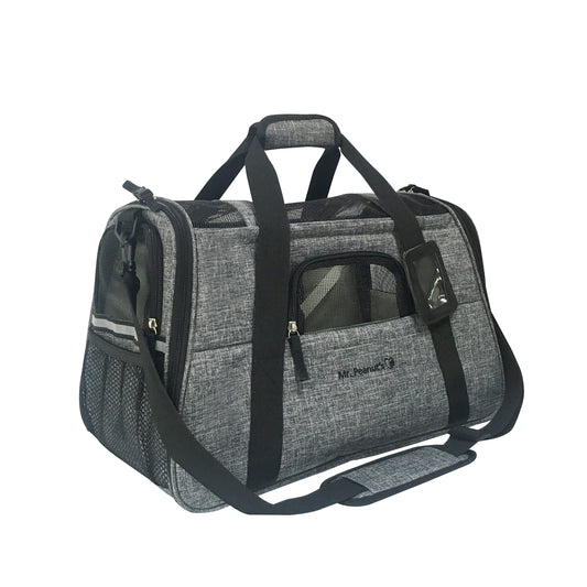 Mr. Peanut's Copper Series Airline Compliant Pet Carrier, Tall Profile Soft Sided Luxury Travel Tote Mr. Peanut's Pet Carriers