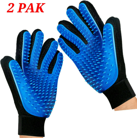 Mr. Peanut's 2 Pak HanD 259 Silicone Pins Pet Grooming Gloves Mr. Peanut's Pet Carriers