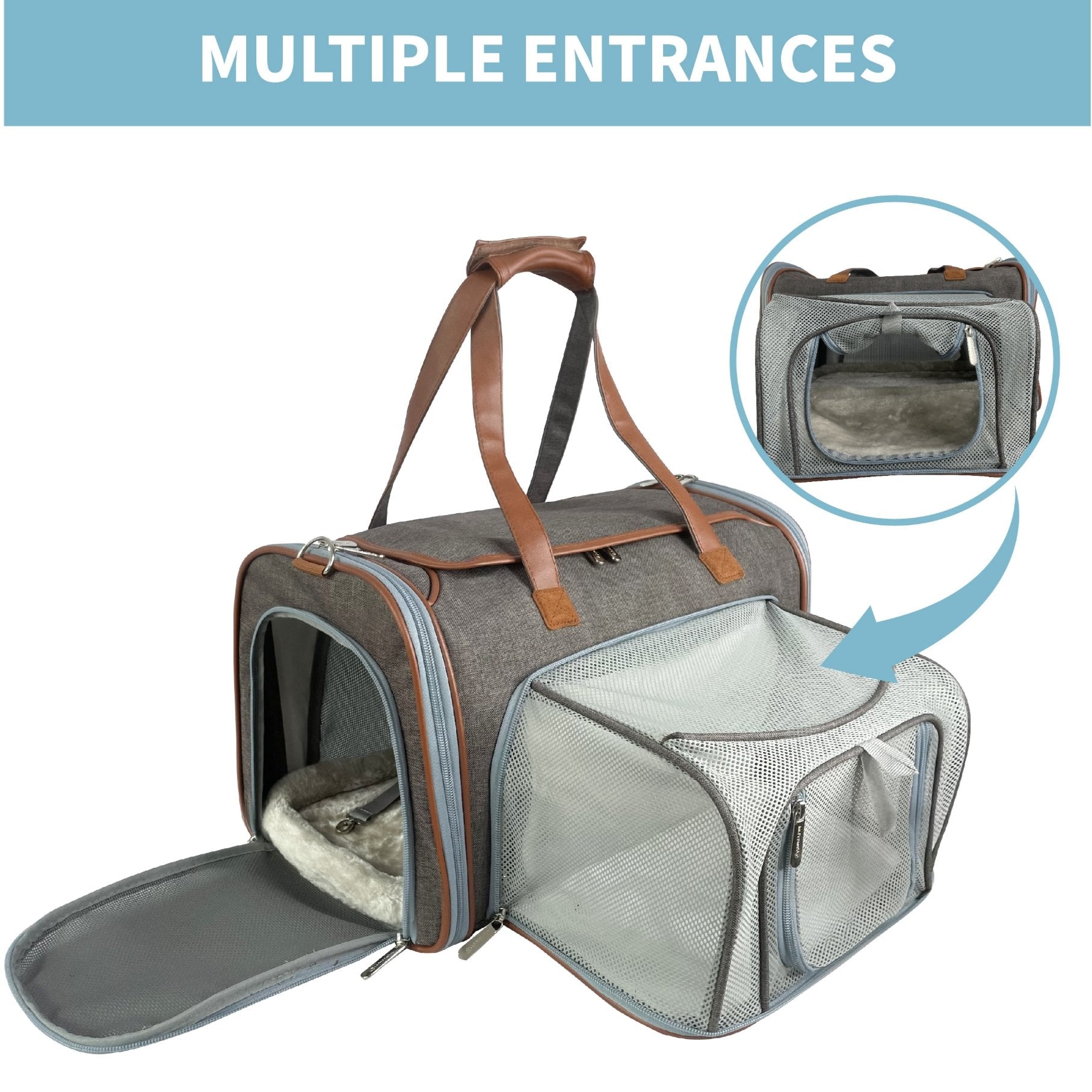 Mr. Peanut's Gold Series Standard Size Airline Compliant Expandable Pet Carrier Mr. Peanut's Pet Carriers