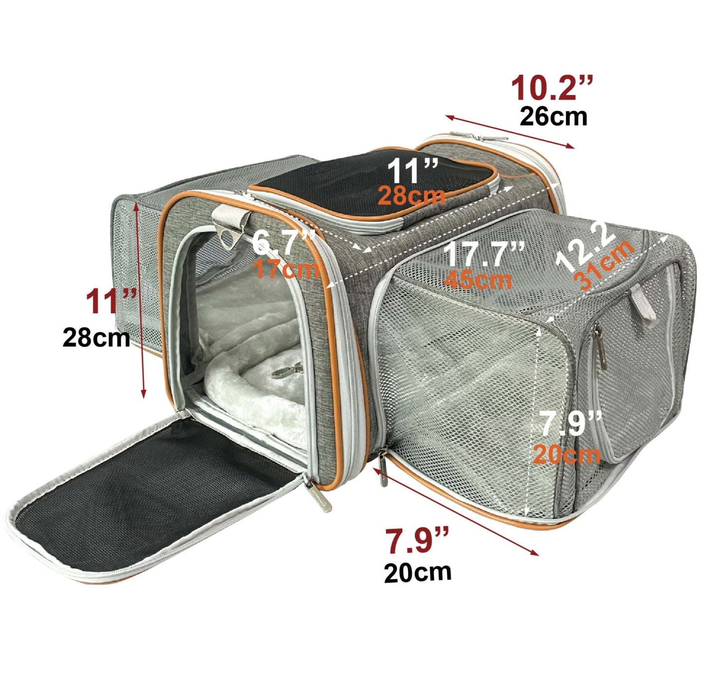 Mr. Peanut's Platinum Series Double Expandable Pet Carrier Mr. Peanut's Pet Carriers
