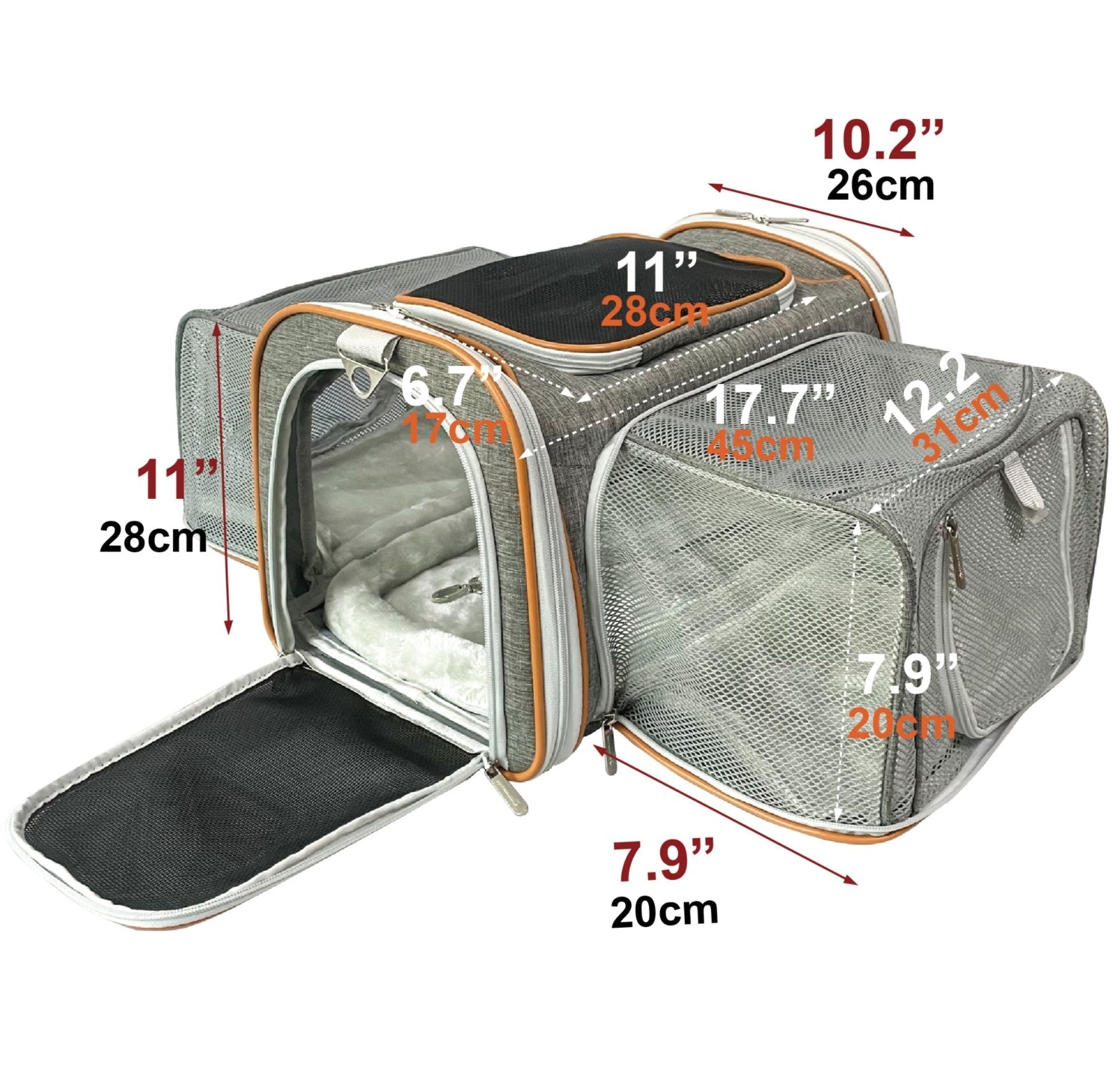 Mr. Peanut's Platinum Series Double Expandable Pet Carrier Mr. Peanut's Pet Carriers